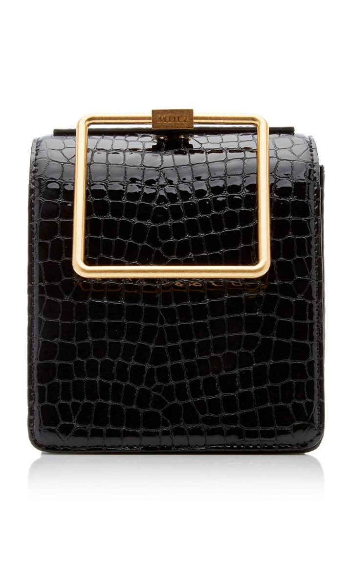 Marge Sherwood Croc-embossed Leather Top-handle Bag