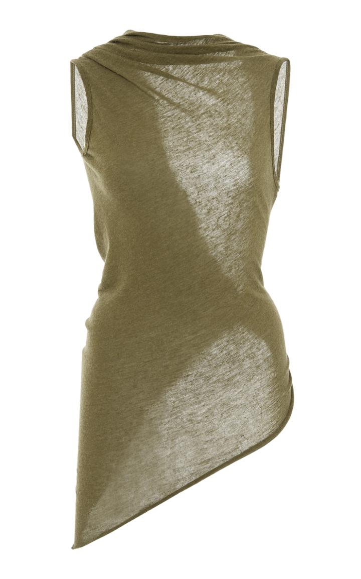 Rick Owens Lilies High Neck Sleeveless Top