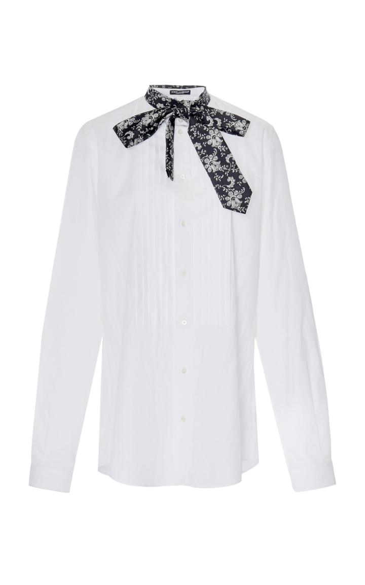 Dolce & Gabbana Pleated Button Down