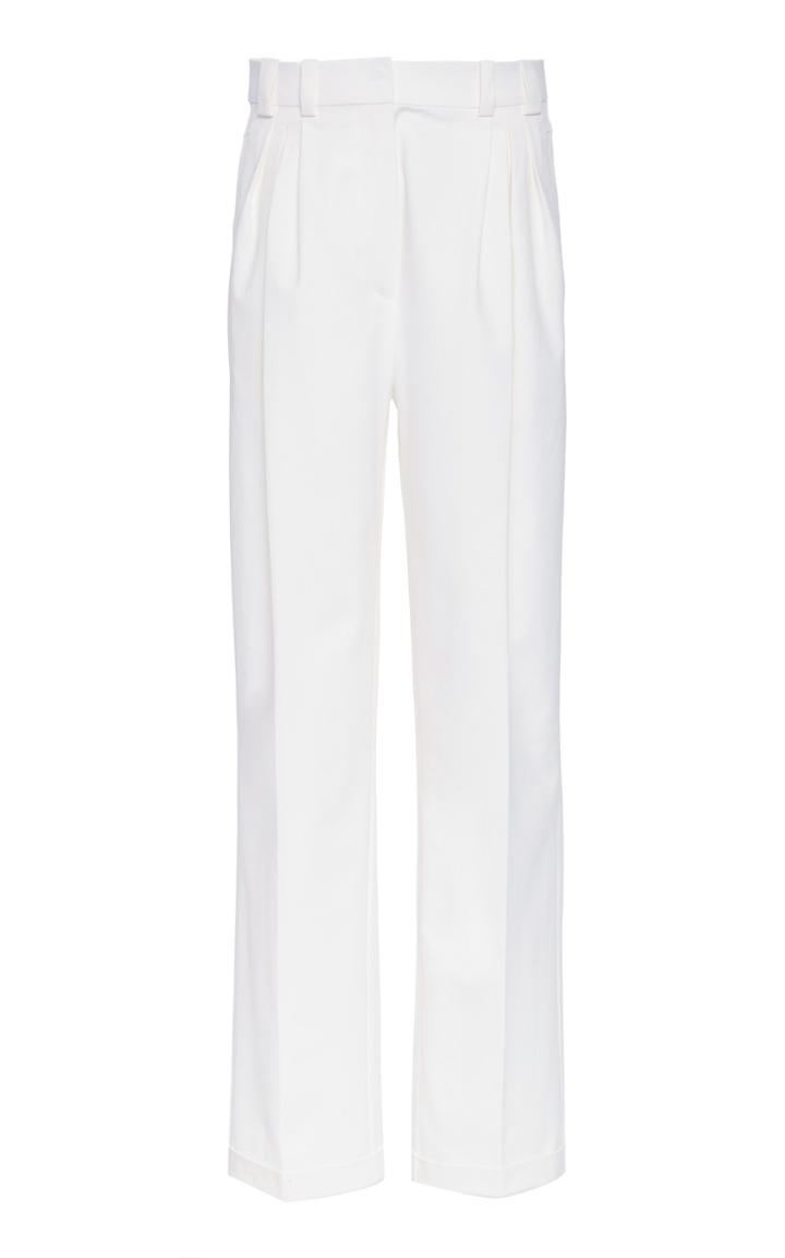 Piece Of White Colette Pant High-rise Pleated Pants