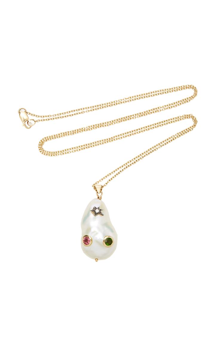 Carole Le Bris Perez Alexander Pearl Pendant Necklace