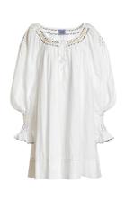 Thierry Colson Valeska Embroidered Cotton Mini Dress
