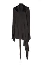 Mugler Satin Crepe Knot Dress