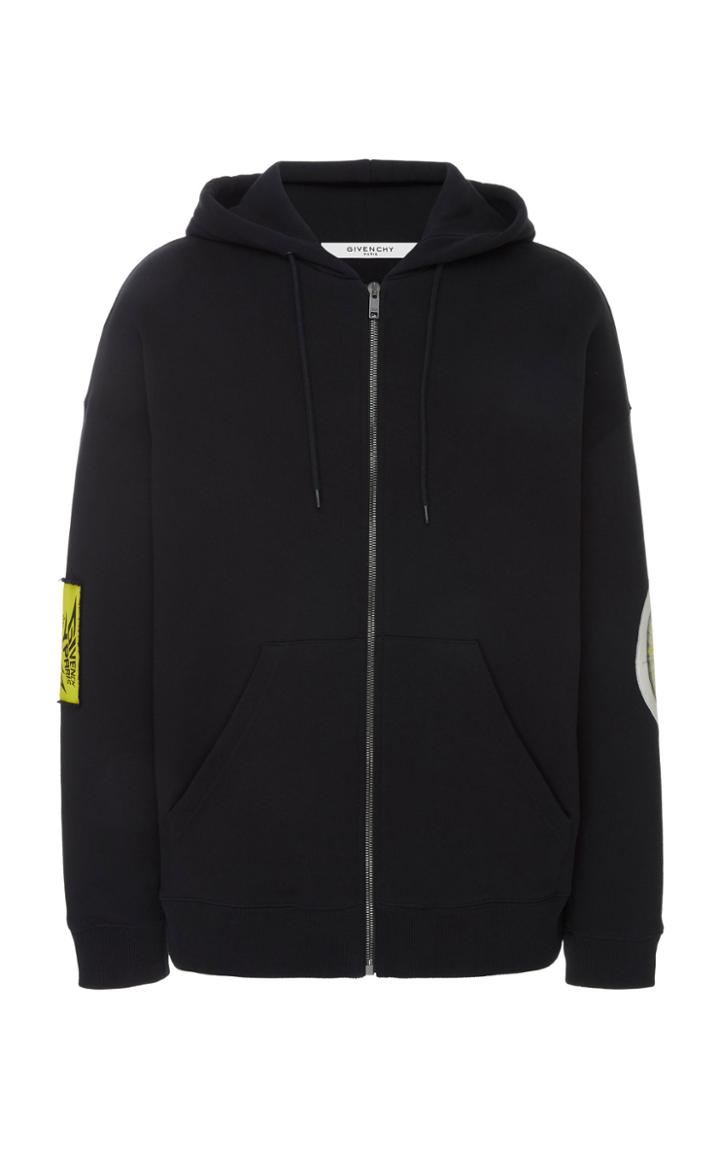 Givenchy Printed Cotton-poplin Hooded Sweatshirt