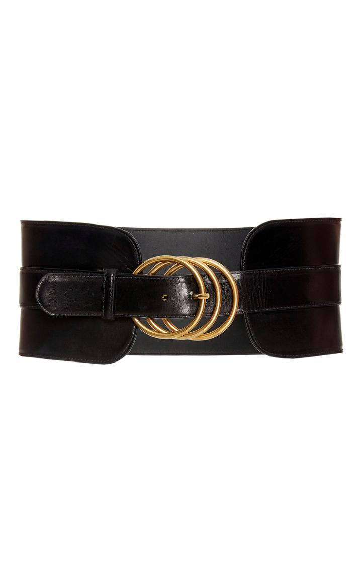 Jill Stuart Chloe Triple Buckle Belt