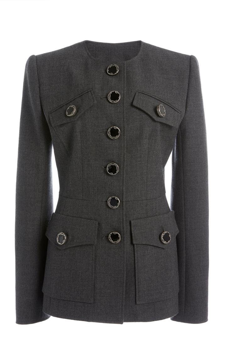 Moda Operandi Andrew Gn Single-breasted Wool Blazer