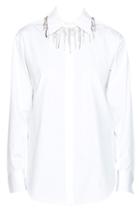 Area Crystal-embellished Stretch-cotton Shirt