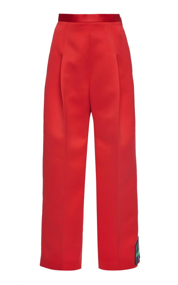 Moda Operandi Christopher Kane Eco Sexual Satin Trousers Size: 40