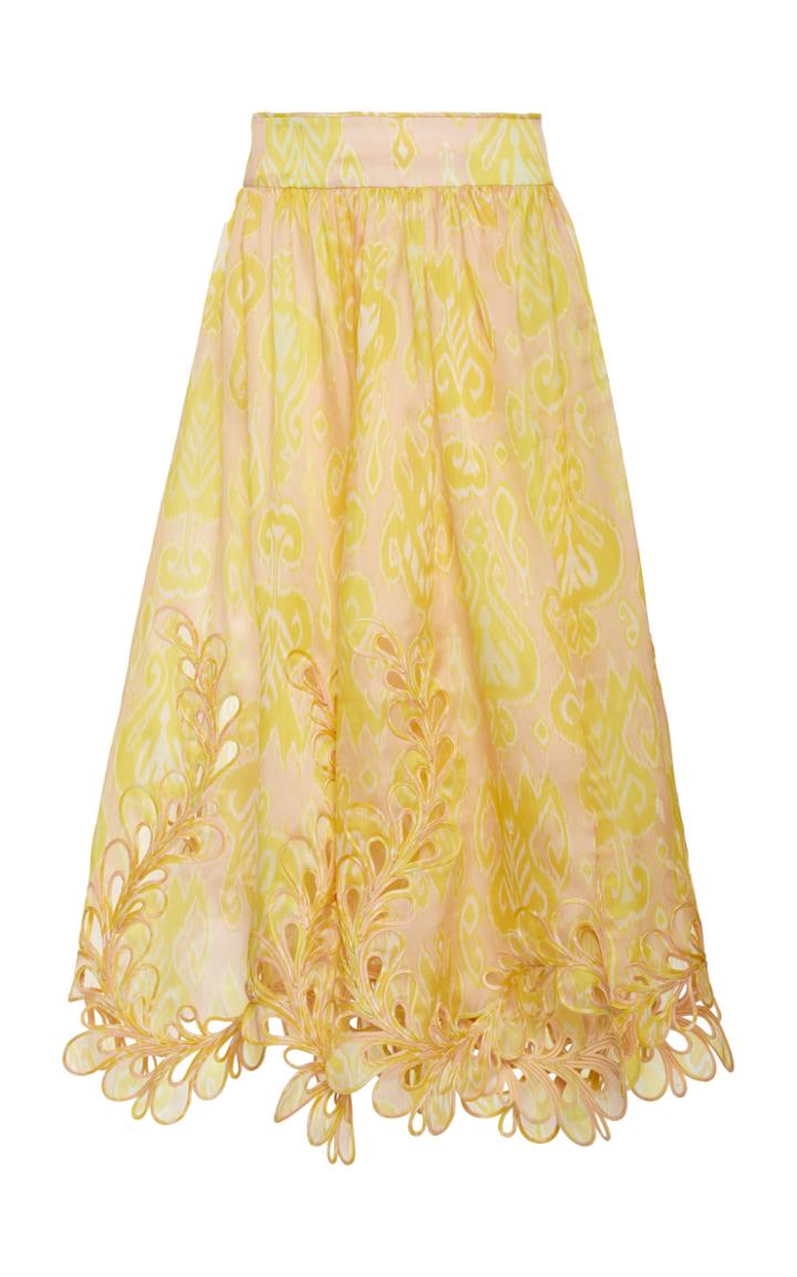 Moda Operandi Zimmermann Brightside Rouleaux Skirt Size: 0