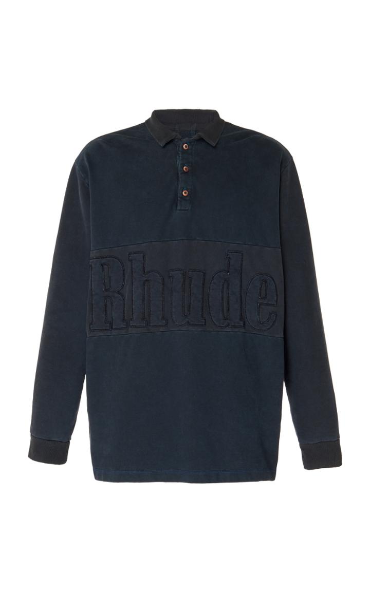 Rhude Logo Rugby Polo