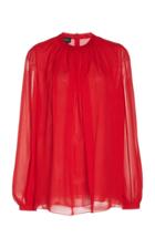 Moda Operandi Giambattista Valli Puffed Georgette Top