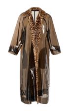 Dolce & Gabbana Leopard Detail Coat