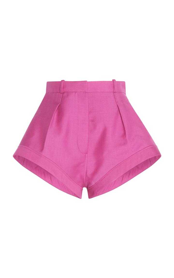 Jacquemus Rosa High-waisted Wool Shorts