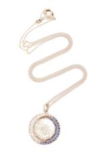 Renee Lewis Shake 18k Gold Diamond And Sapphire Necklace