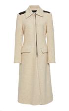 Rosetta Getty Yoked Wool-blend Dress Coat