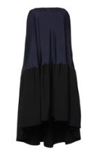 Tibi Sculpted Soft Drape Strapless Bias Dress Size: 2
