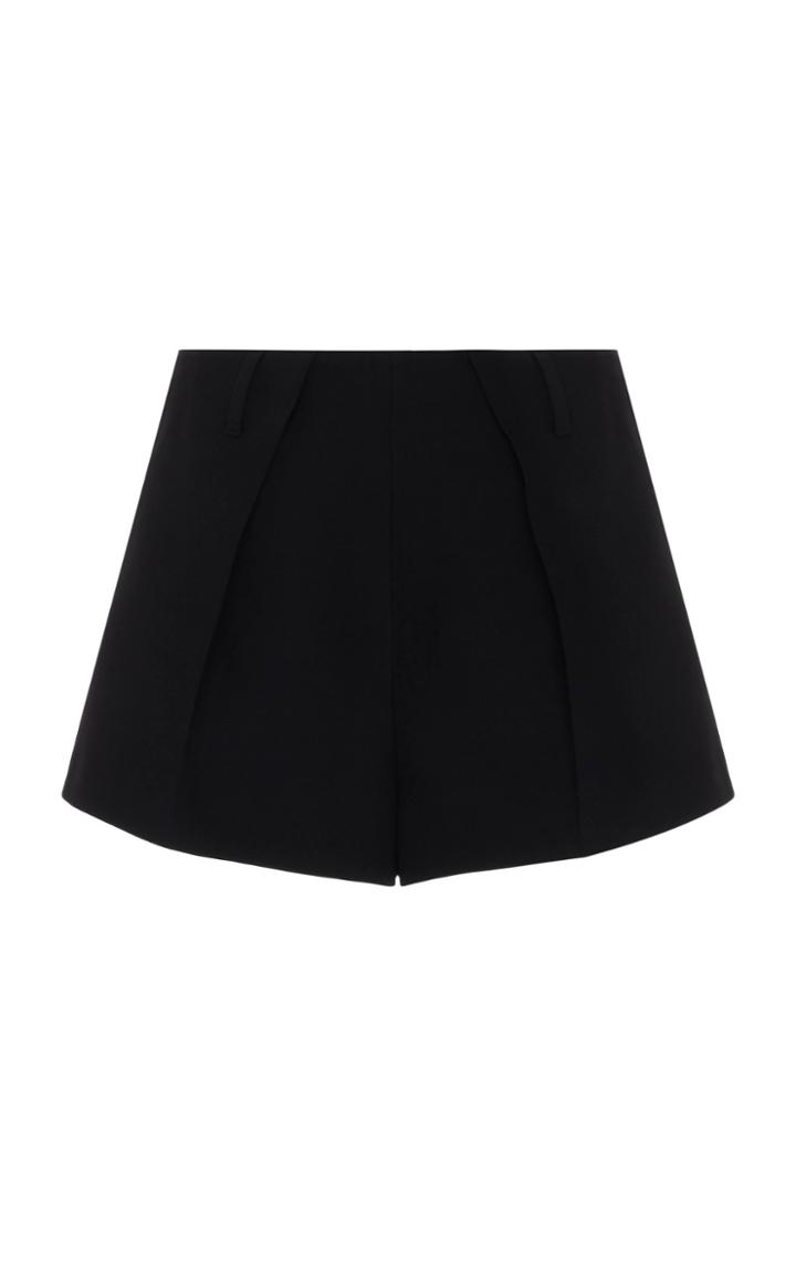Moda Operandi Valentino High-rise Crepe Mini Short Size: 36