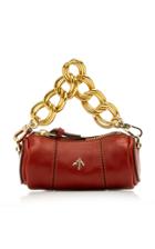 Manu Atelier Micro Cylinder Leather Shoulder Bag