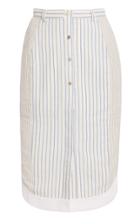 Moda Operandi Altuzarra Garance Cotton-linen Skirt