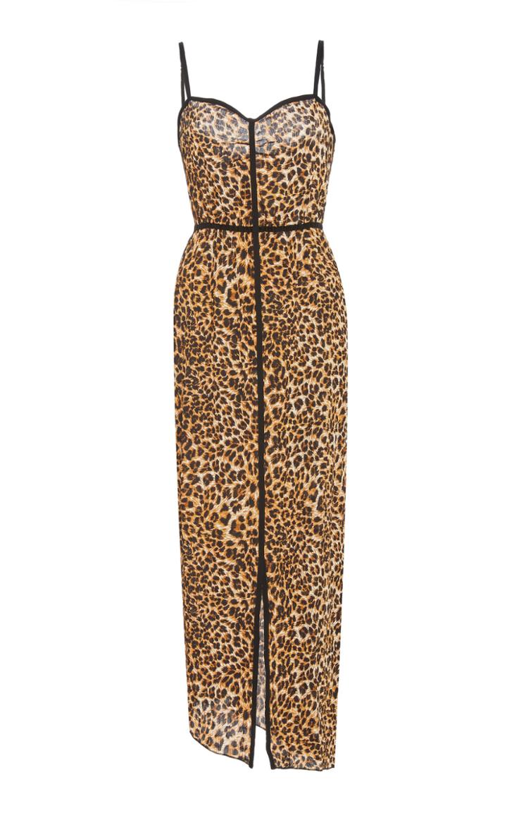 Nanushka Abir Animal-print Midi Dress