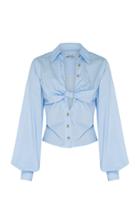 Anna Quan Spencer Knot Long Sleeve Top