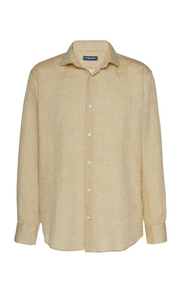 Frescobol Carioca Linen Button-up Shirt