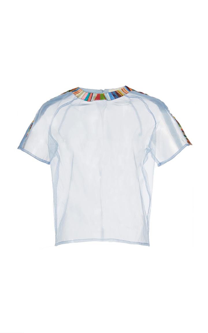 Rahul Mishra Aster Sheer Blouse