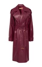 Michael Kors Collection Oversized Leather Trench Coat