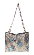 Moda Operandi Paco Rabanne Pixel Mesh Floral Shoulder Bag