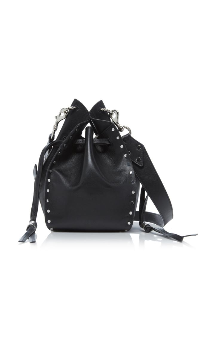 Isabel Marant Taj Studded Leather Bucket Bag