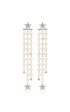 Sylva & Cie 18k White Gold, Pearl And Diamond Earrings