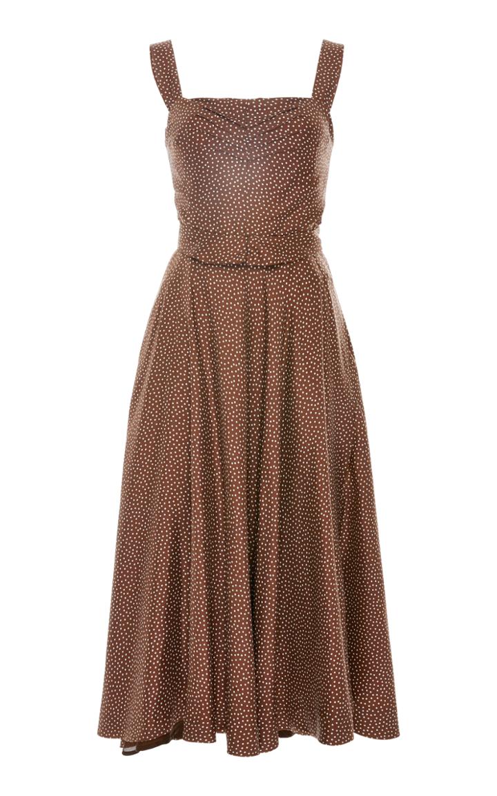 Cult Gaia Faye Silk Darted Dress