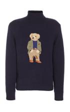 Ralph Lauren Cashmere Turtleneck Bear Sweater