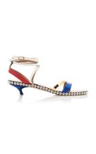 Marni Lace Up Kitten Heel Sandals