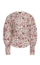 Moda Operandi Isabel Marant Cleosi Floral-print Cotton Top