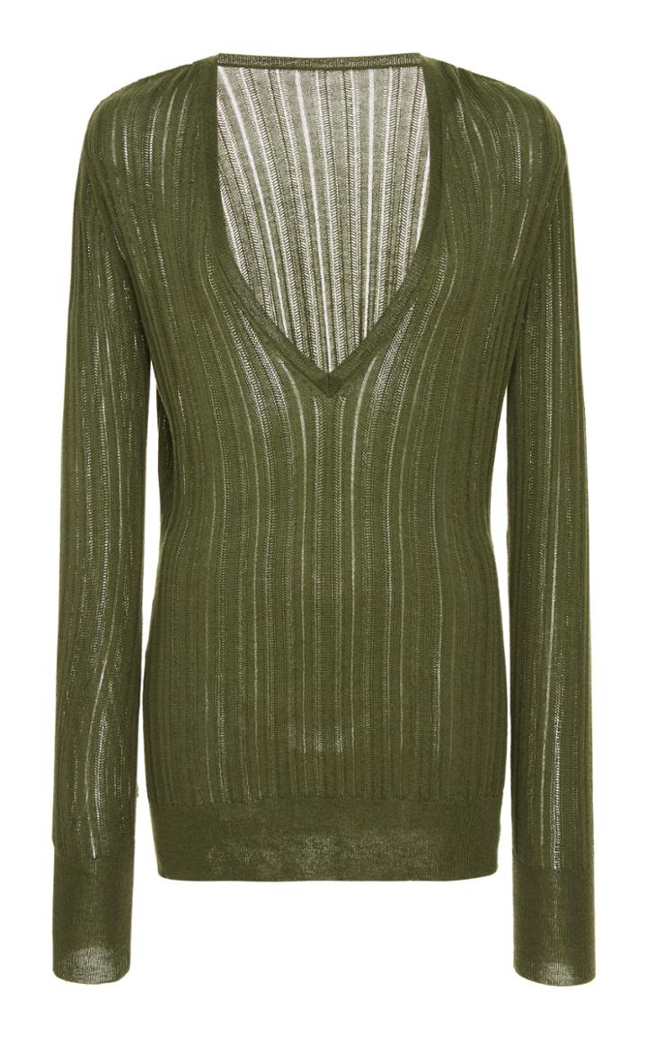 Cushnie Et Ochs Evie Long Sleeve Top