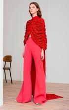 Moda Operandi Sandra Mansour Rayons Wool-crepe Flared Pants