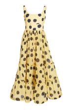 Leal Daccarett Mila Tiered Chiffon Dress