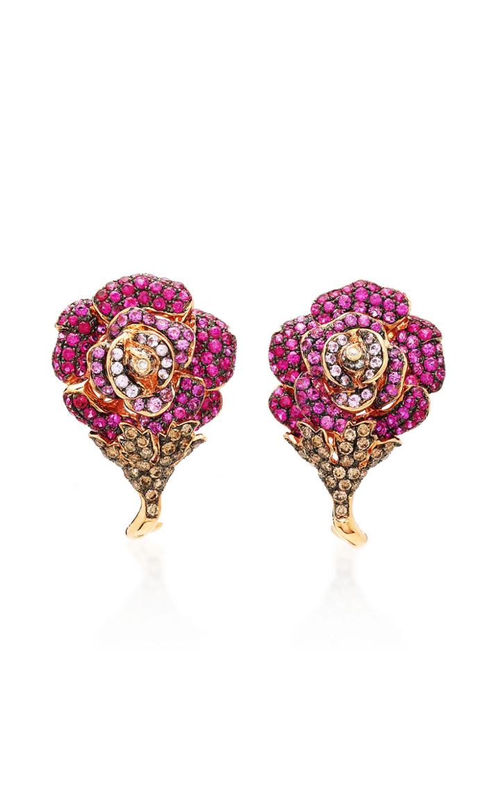 Wendy Yue Rose Stud Earrings