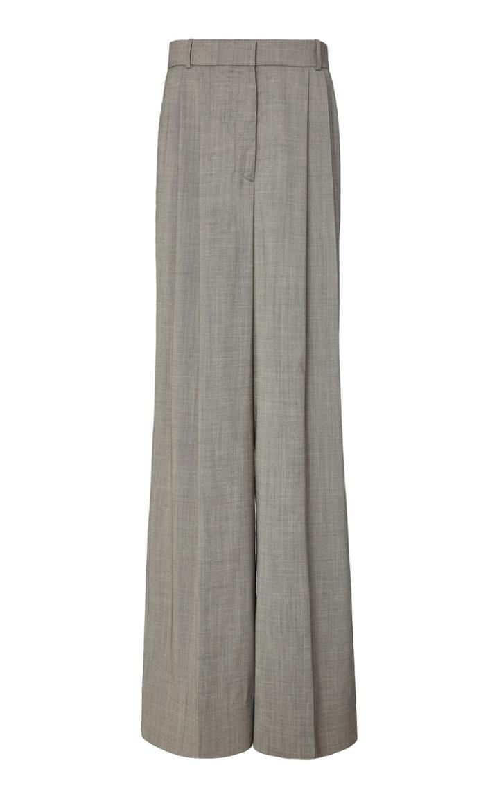 Joseph Benton Topical Wool Wide-leg Pants