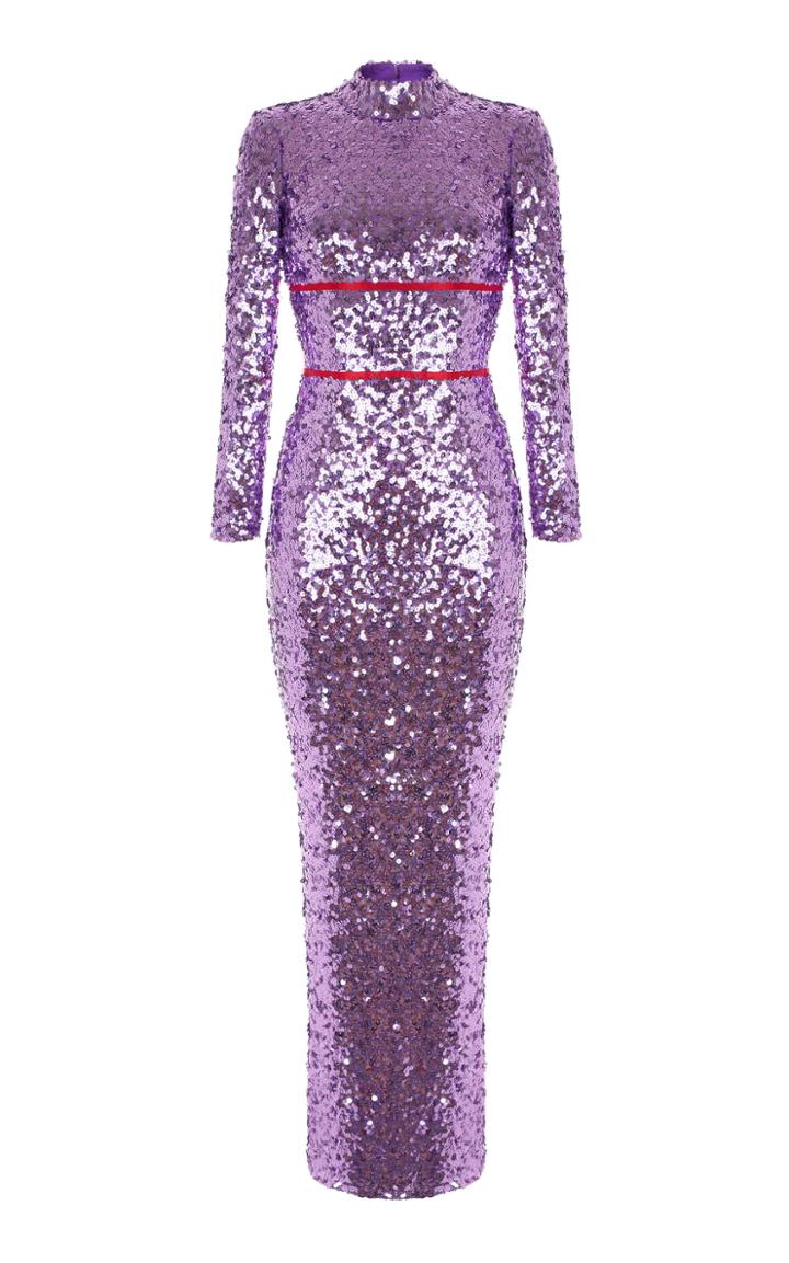 Rasario Lilac Sequin Dress