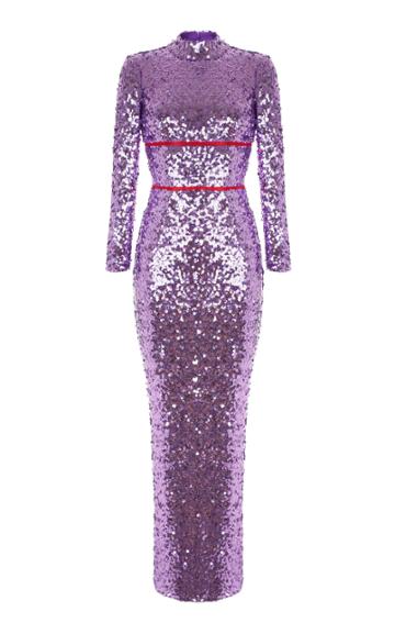 Rasario Lilac Sequin Dress