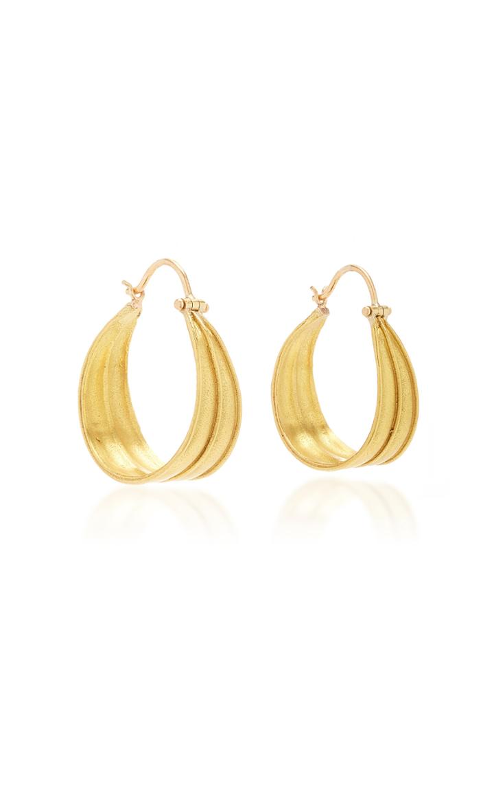 Prounis Medium Laurel Hoops