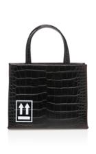 Off-white C/o Virgil Abloh Mini Embossed Leather Tote