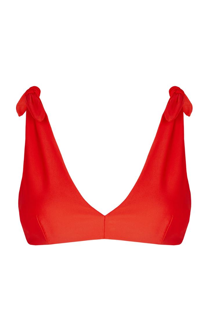 Rye Zippp Ties Bikini Top