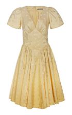 Zac Posen Taffeta Midi Dress