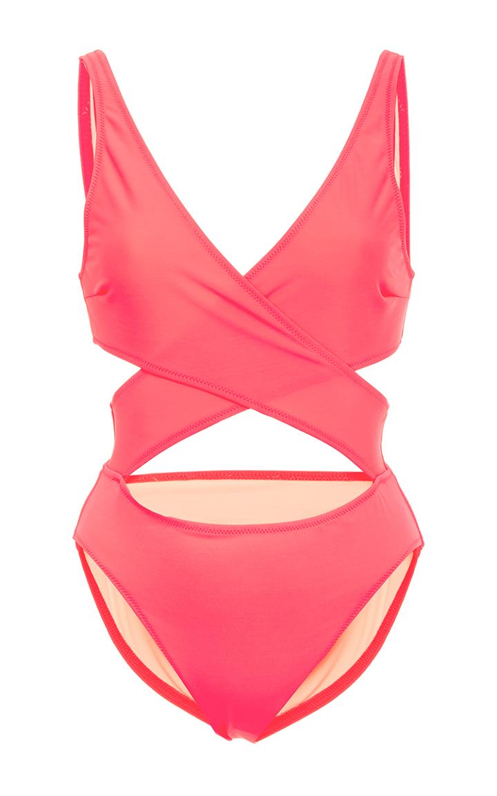 Solid & Striped Poppy Wrap One Piece