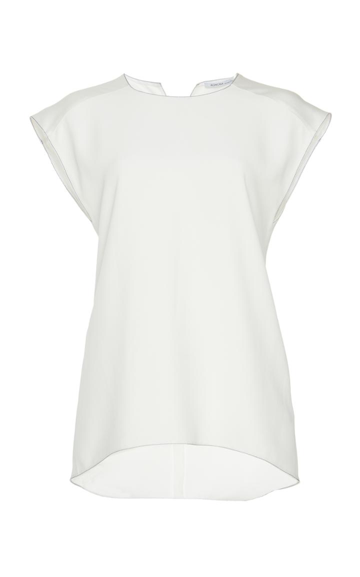 Agnona Round Back Top