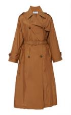 Red Valentino Double-breasted Belted Taffeta Trench Coat
