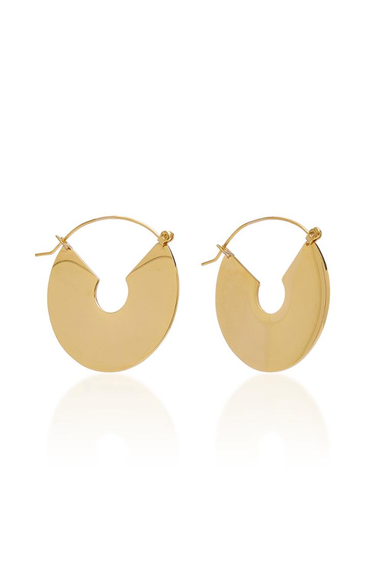 Fallon Gold-plated Hoop Earrings